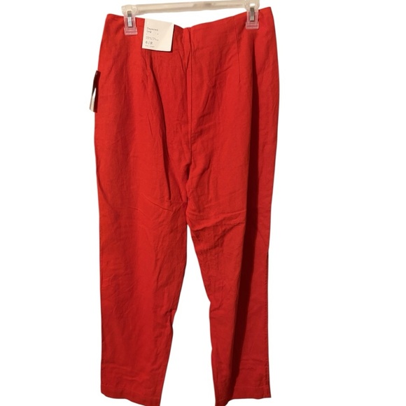 🌹NWT:A NEW DAY RED TAPERED LEG PANTS - Picture 2 of 6